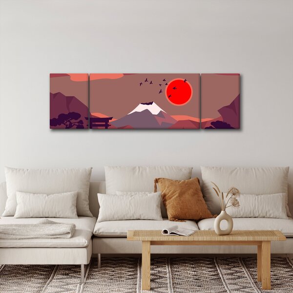 Obraz - Góry Fuji (170x50 cm)