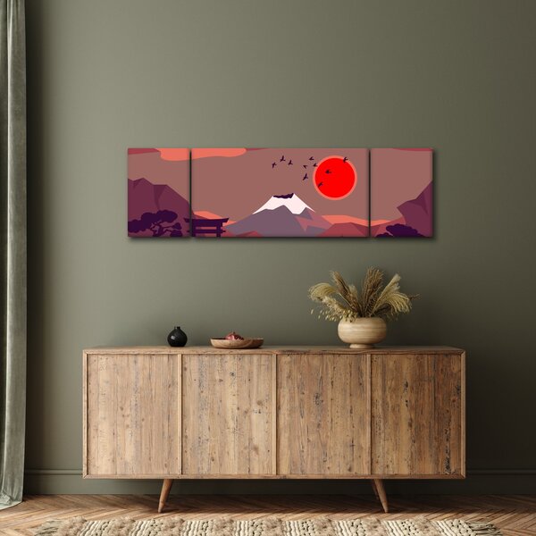 Obraz - Góry Fuji (170x50 cm)
