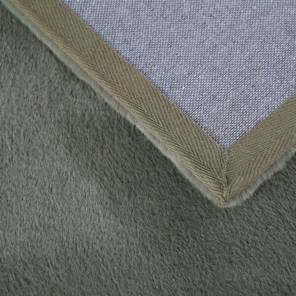 Zielony dywan odpowiedni do prania 60x110 cm Pouffy – Ayyildiz Carpets