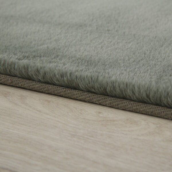 Zielony dywan odpowiedni do prania 60x110 cm Pouffy – Ayyildiz Carpets