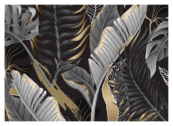 Obraz - Złota dżungla (70x50 cm)