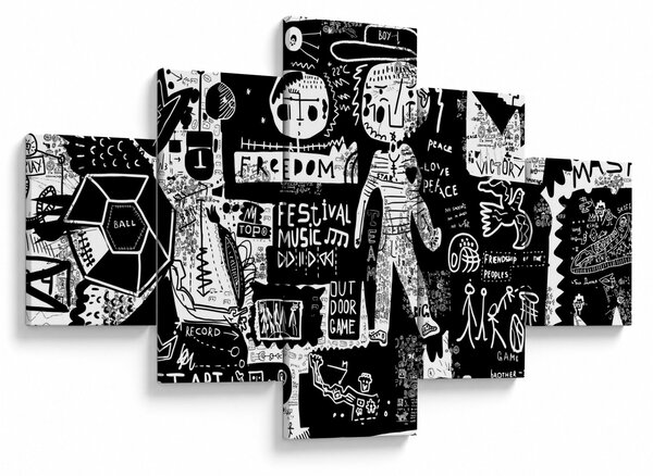 Obraz - Graffiti (125x70 cm)