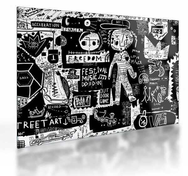 Obraz na szkle - Graffiti (70x50 cm)