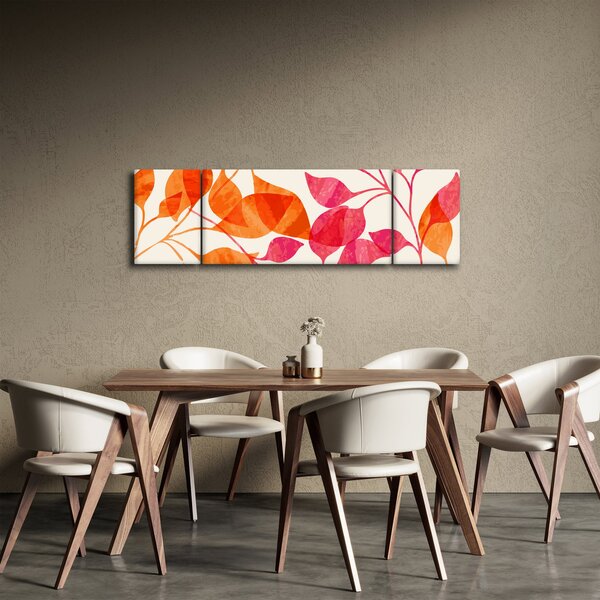 Obraz - Liście pomarańczy (170x50 cm)