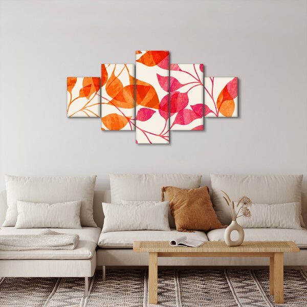 Obraz - Liście pomarańczy (125x70 cm)