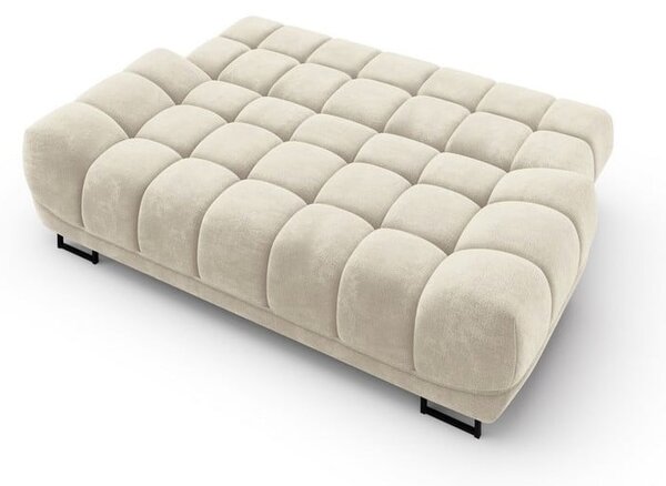 Beżowa 3-osobowa sofa rozkładana z aksamitnym obiciem Windsor & Co Sofas Cirrus