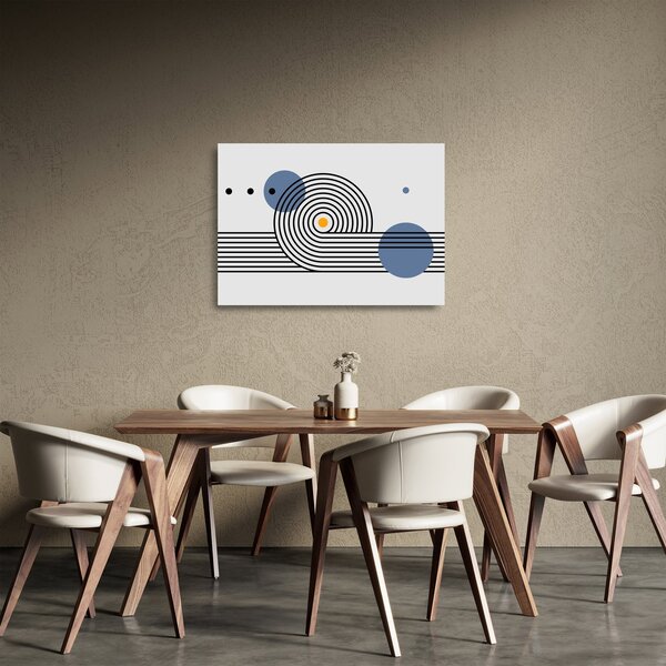 Obraz na szkle - Minimalistyczna abstrakcja N⁰1 (70x50 cm)