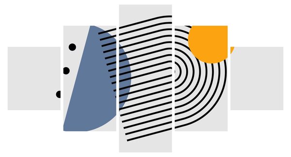 Obraz - Minimalistyczna abstrakcja N⁰2 (125x70 cm)