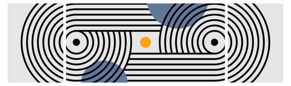 Obraz - Minimalistyczna abstrakcja N⁰3 (170x50 cm)