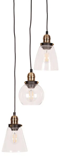 Nowoczesna lampa wisząca z 3 zwisami - 3X S610 B5-W37