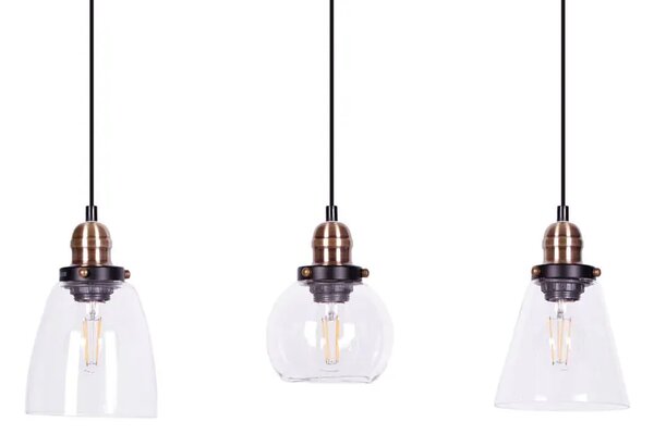 Potrójna lampa wisząca nad wyspę loft - 3X S609 P8-C82