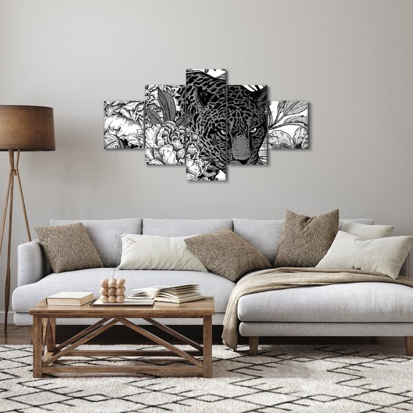 Obraz - Egzotyczny ogród (125x70 cm)