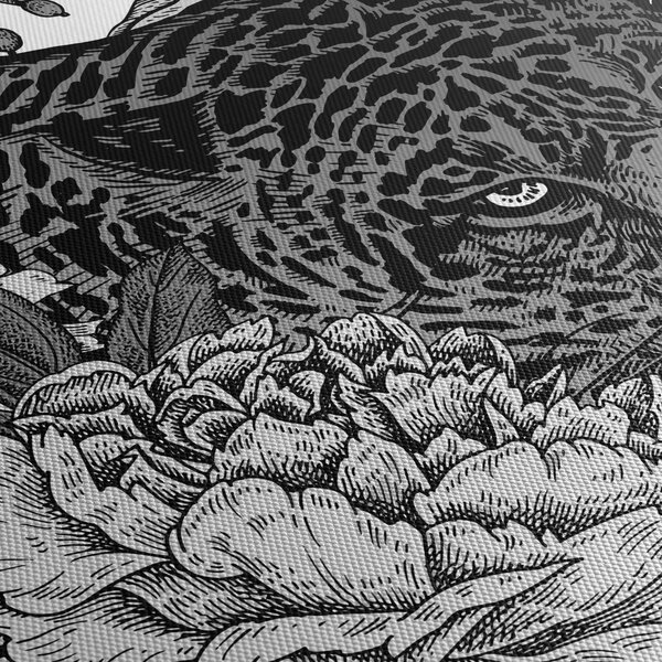 Obraz - Egzotyczny ogród (170x50 cm)