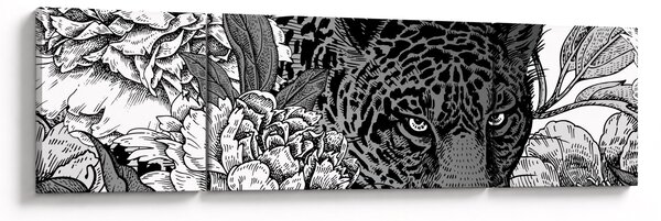 Obraz - Egzotyczny ogród (170x50 cm)