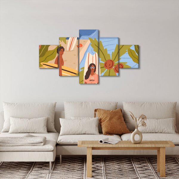 Obraz - Ciesz się życiem (125x70 cm)