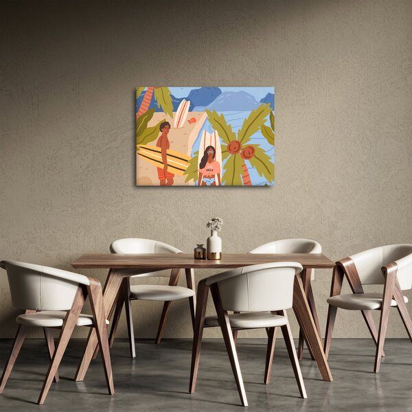 Obraz - Ciesz się życiem (70x50 cm)