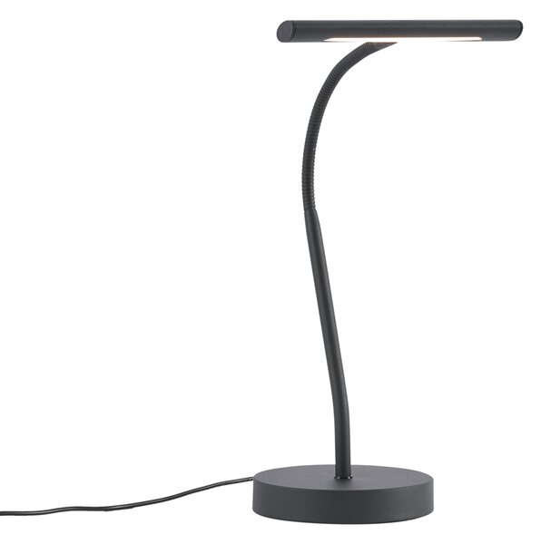 Lampa stołowa Art Deco czarna z LED - Tableau