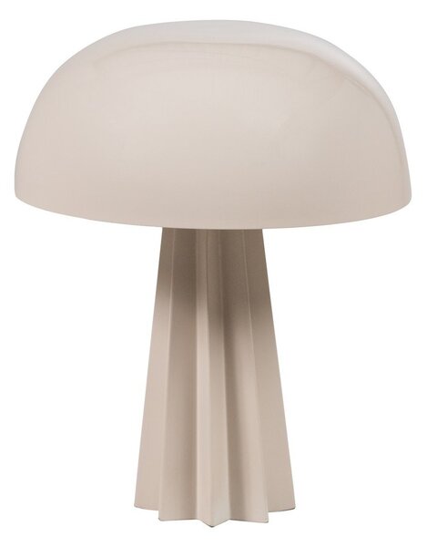 Kremowa metalowa lampa stołowa (wysokość 29 cm) Virel – WOOOD