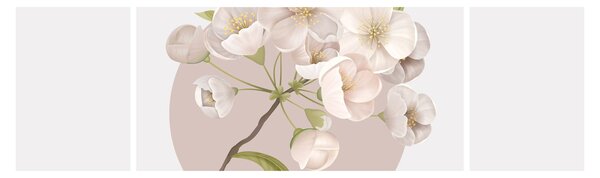 Obraz - Rozkwitaj z wdziękiem N⁰2 (170x50 cm)