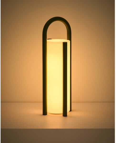 Lampa zewnętrzna przenośna LED na USB ø 16 cm Leros – Kave Home