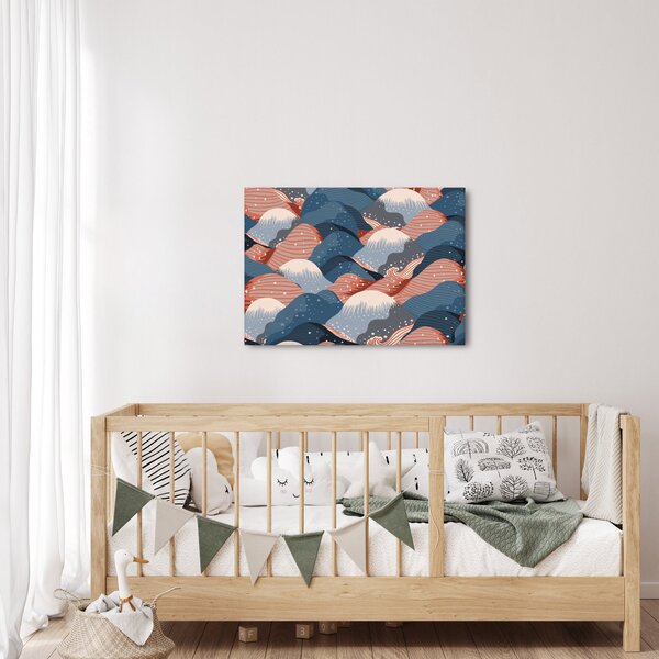 Obraz - Japońskie fale (70x50 cm)