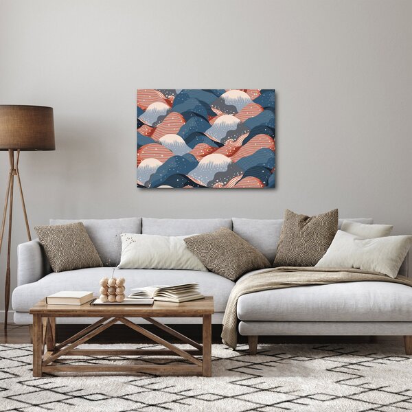 Obraz - Japońskie fale (70x50 cm)