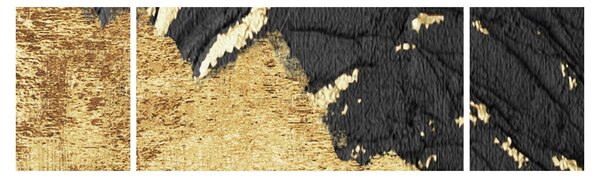 Obraz - Złota struktura N⁰1 (170x50 cm)