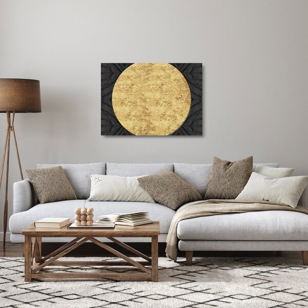 Obraz na szkle - Złota struktura N⁰2 (70x50 cm)