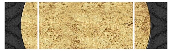 Obraz - Złota struktura N⁰2 (170x50 cm)