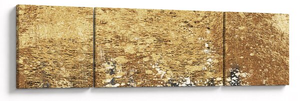 Obraz - Złota struktura N⁰3 (170x50 cm)