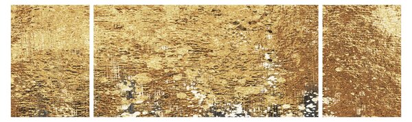 Obraz - Złota struktura N⁰3 (170x50 cm)