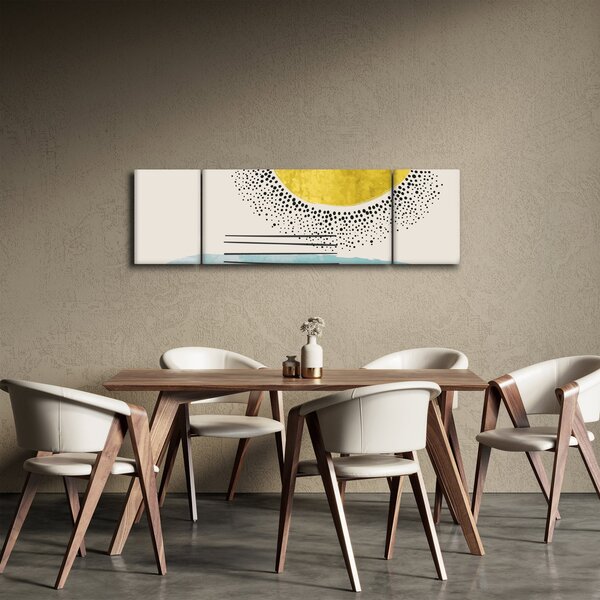 Obraz - Abstrakcyjny obraz plaży N⁰2 (170x50 cm)