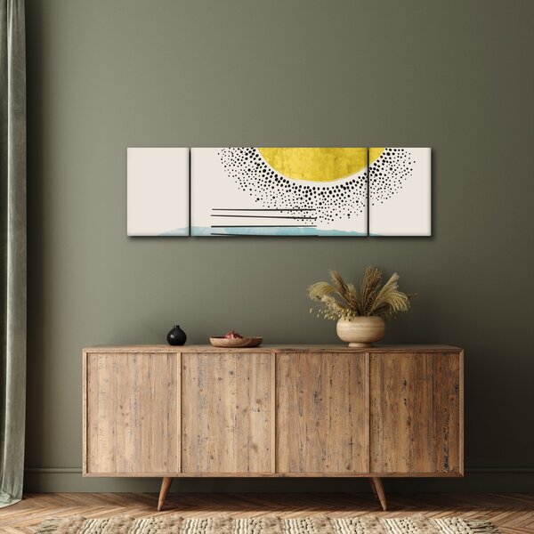 Obraz - Abstrakcyjny obraz plaży N⁰2 (170x50 cm)