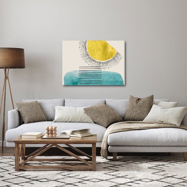 Obraz - Abstrakcyjny obraz plaży N⁰2 (70x50 cm)