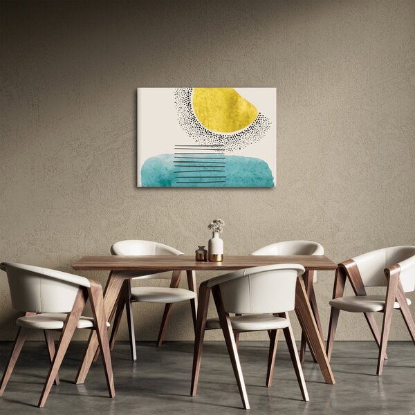 Obraz - Abstrakcyjny obraz plaży N⁰2 (70x50 cm)
