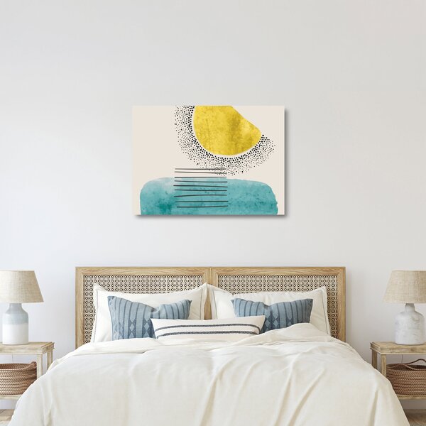 Obraz na szkle - Abstrakcyjny obraz plaży N⁰2 (70x50 cm)