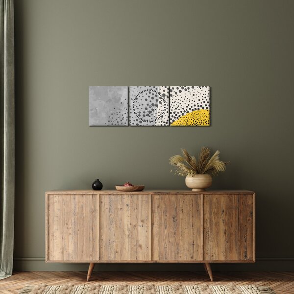 Obraz - Abstrakcyjny obraz plaży N⁰3 (z zegarem) (90x30 cm)