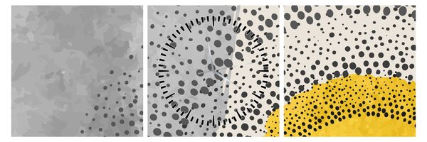 Obraz - Abstrakcyjny obraz plaży N⁰3 (z zegarem) (90x30 cm)