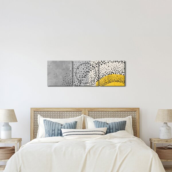 Obraz - Abstrakcyjny obraz plaży N⁰3 (z zegarem) (90x30 cm)