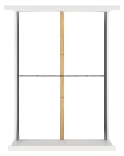 Białe łóżko dwuosobowe 140x200 cm Paris – Tvilum