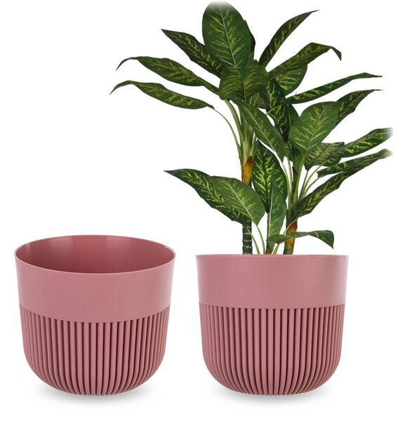 Doniczka osłonka Ornon 17 cm pudrowy róż