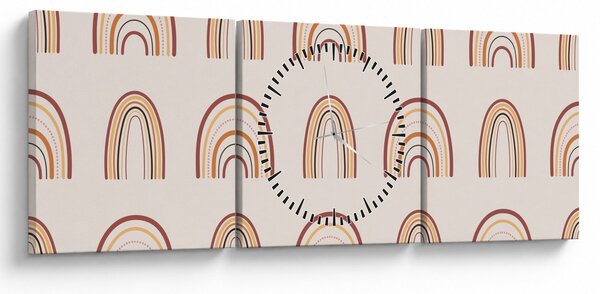 Obraz - Kreacje marzeń N⁰3 (z zegarem) (90x30 cm)