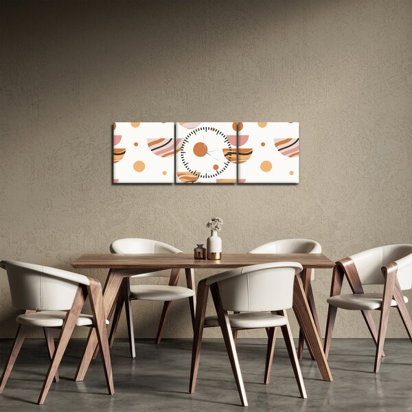 Obraz - Kreacje marzeń N⁰4 (z zegarem) (90x30 cm)