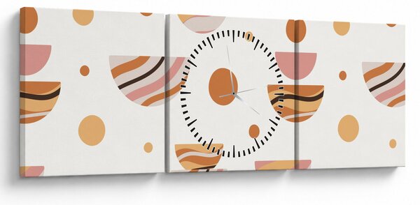 Obraz - Kreacje marzeń N⁰4 (z zegarem) (90x30 cm)