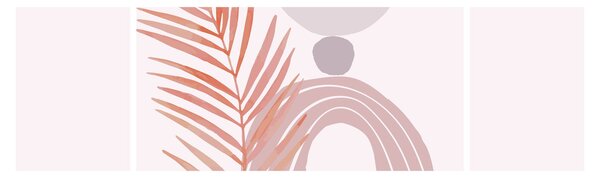 Obraz - Fioletowy minimalizm N⁰1 (170x50 cm)