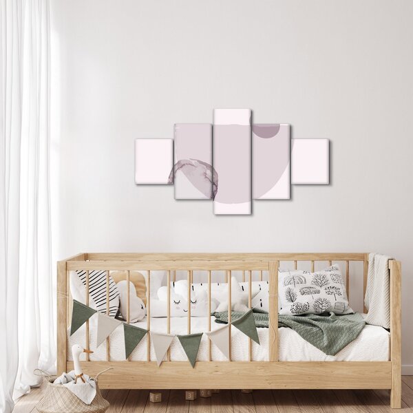 Obraz - Fioletowy minimalizm N⁰2 (125x70 cm)
