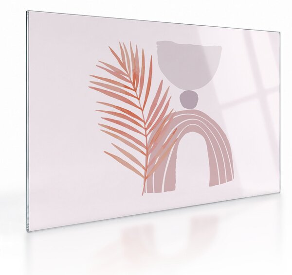 Obraz na szkle - Fioletowy minimalizm N⁰1 (70x50 cm)