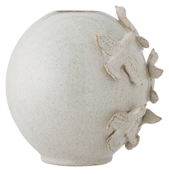 Kremowy kamionkowy wazon (wysokość 25 cm) Abira – Bloomingville