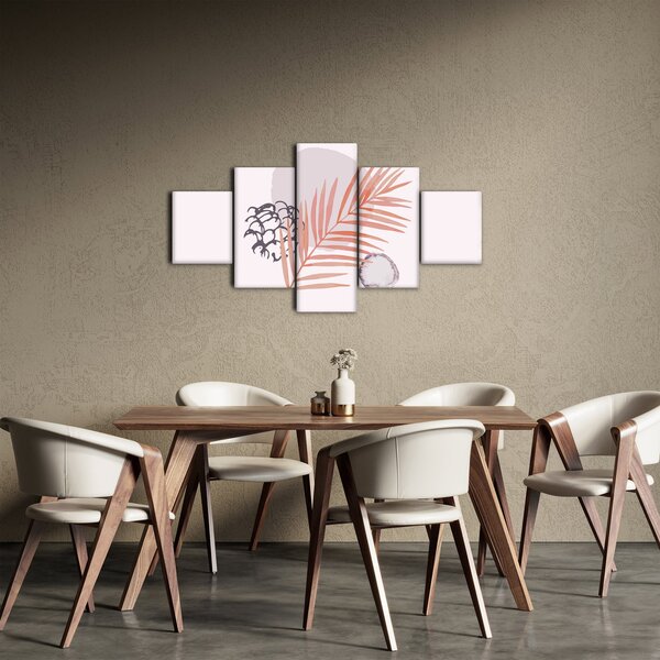 Obraz - Fioletowy minimalizm N⁰3 (125x70 cm)