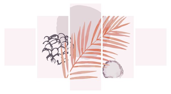 Obraz - Fioletowy minimalizm N⁰3 (125x70 cm)